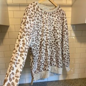 NWOT Cheetah Print Pullover Tunic